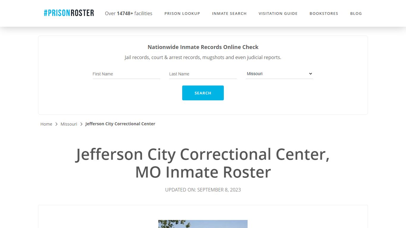 Jefferson City Correctional Center, MO Inmate Roster - Prisonroster